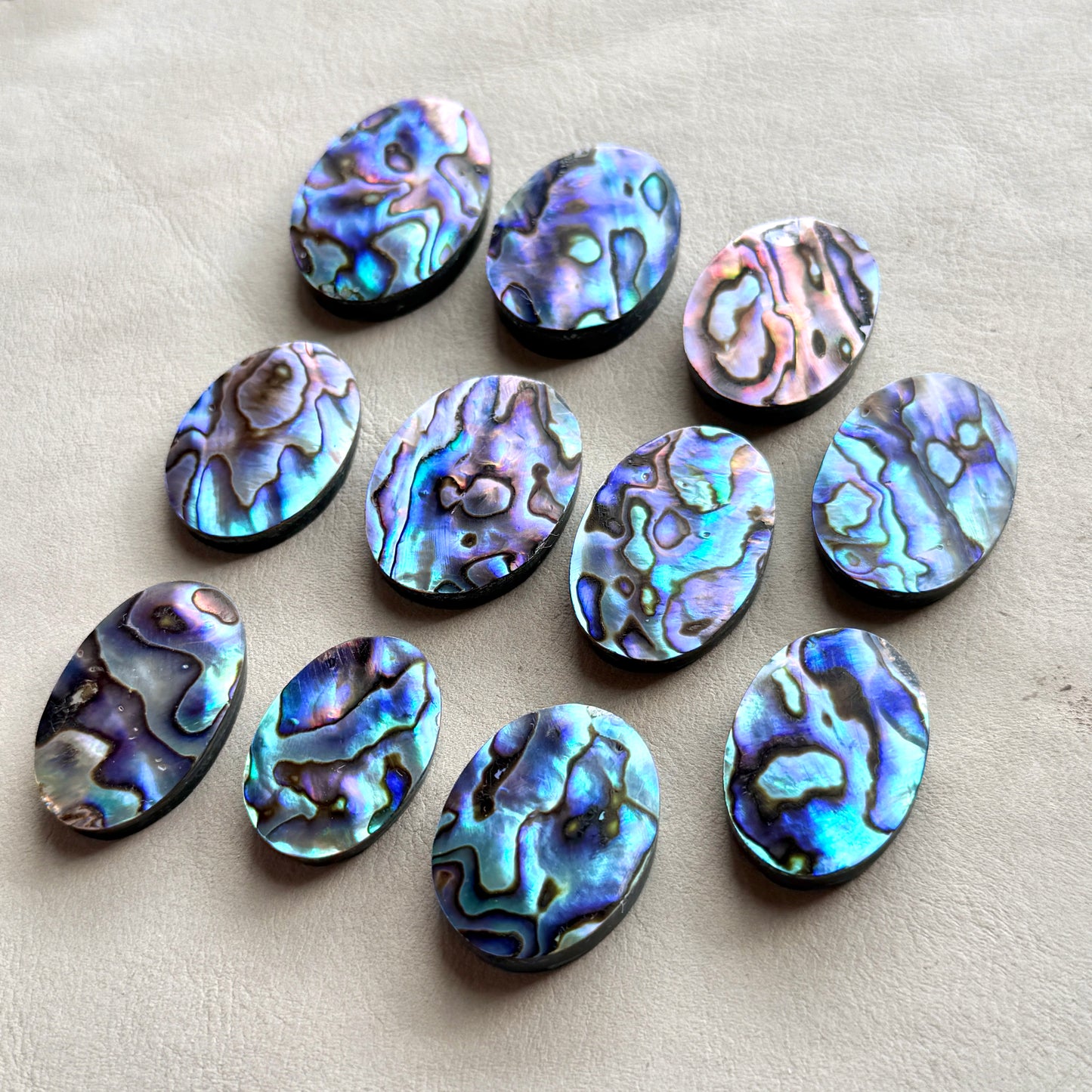 Abalone Paua Shell (Iridescent) Cabochon Smooth - Choose your Stone (W3)