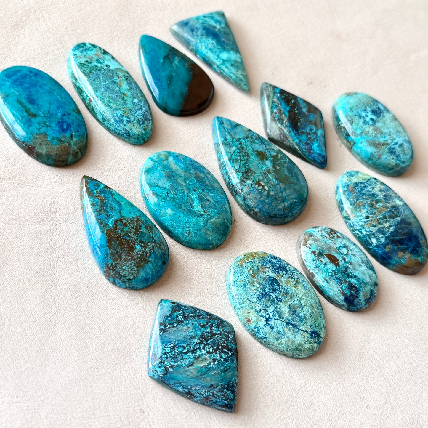 31-41mm Shattuckite (with Azurite) Cabochon Smooth - Choose your Stone - W7