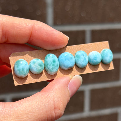 Blue Larimar Cabochon Smooth - Choose your Stone (W5)