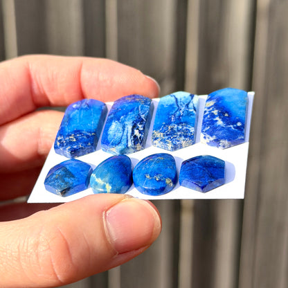 13-25mm Lapis Lazuli Cabochon Smooth - Choose your Stone (W15)
