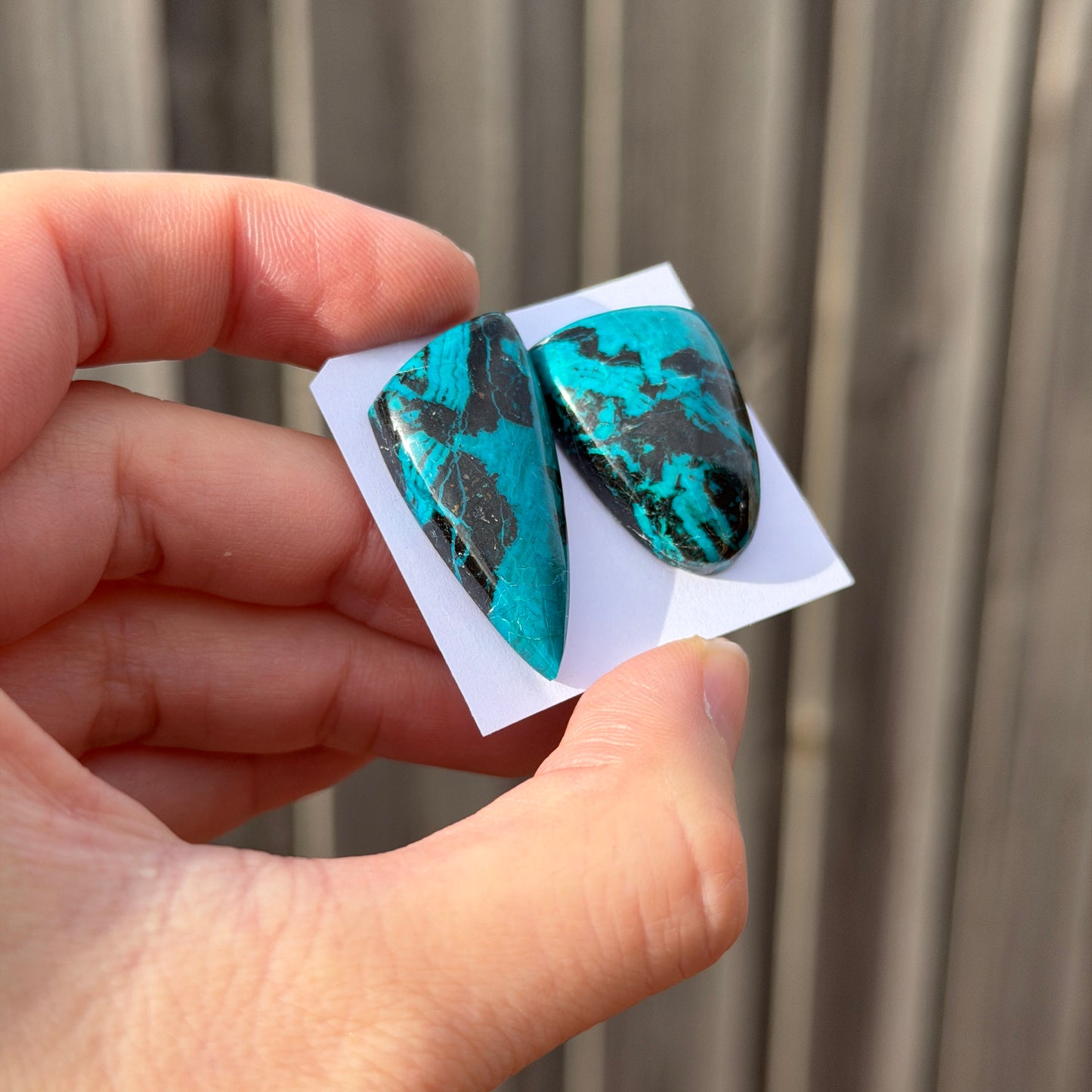 *RARE* Arizona Chrysocolla (Vivid Blue) Cabochon Smooth - Choose your Stone (W15)