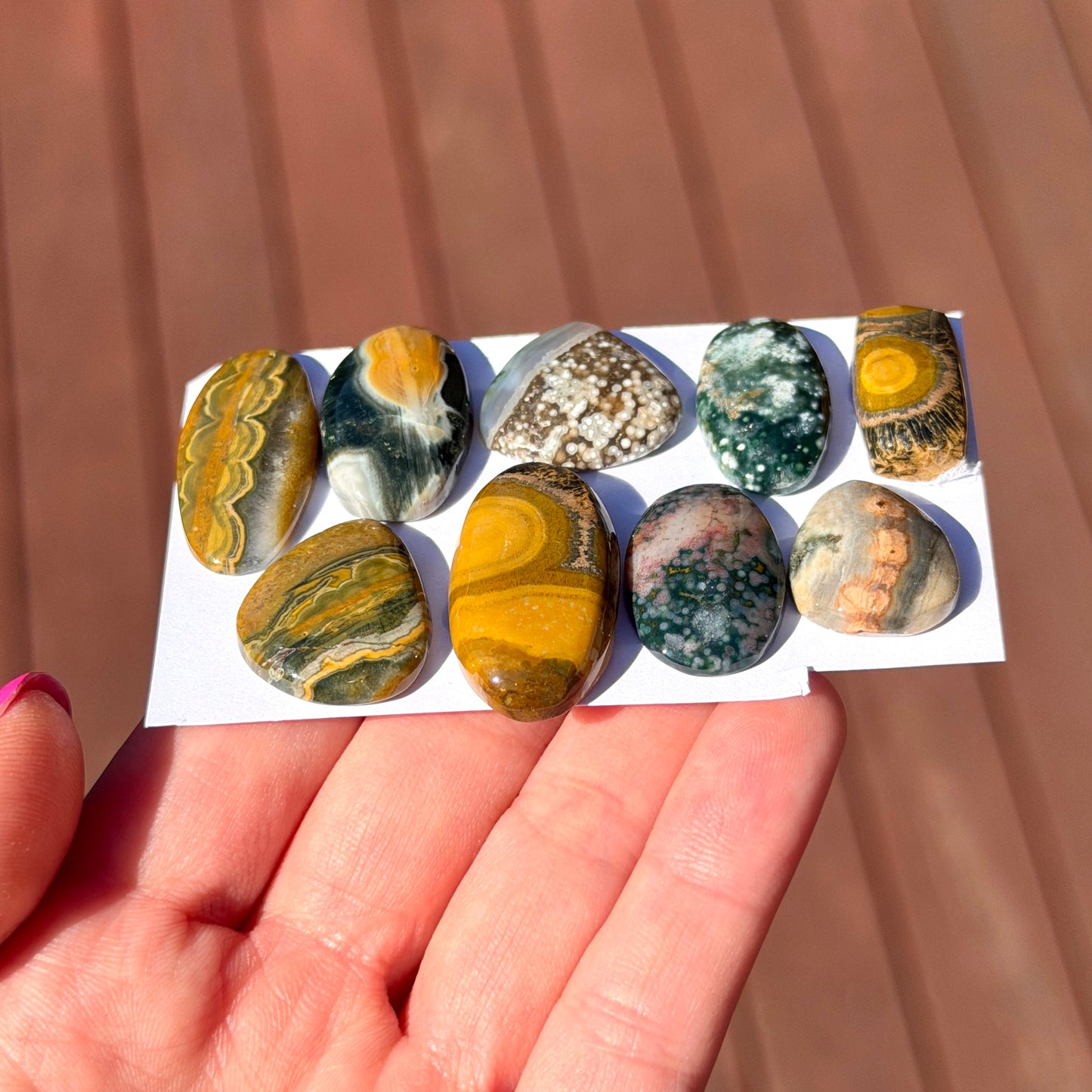 Ocean Jasper Cabochon Smooth - Choose your Stone (W1)