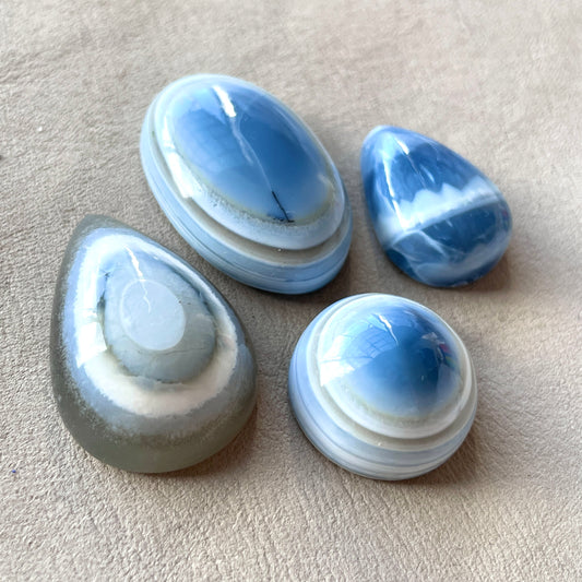 Owyhee Blue Opal Eye Cabochon Smooth - Choose your Stone (W7)