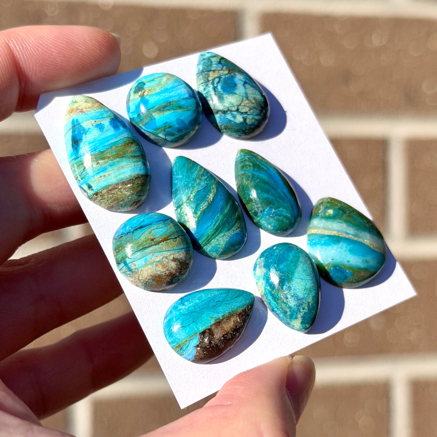Peruvian Opalina Cabochon Smooth  - Choose your Stone (W3)