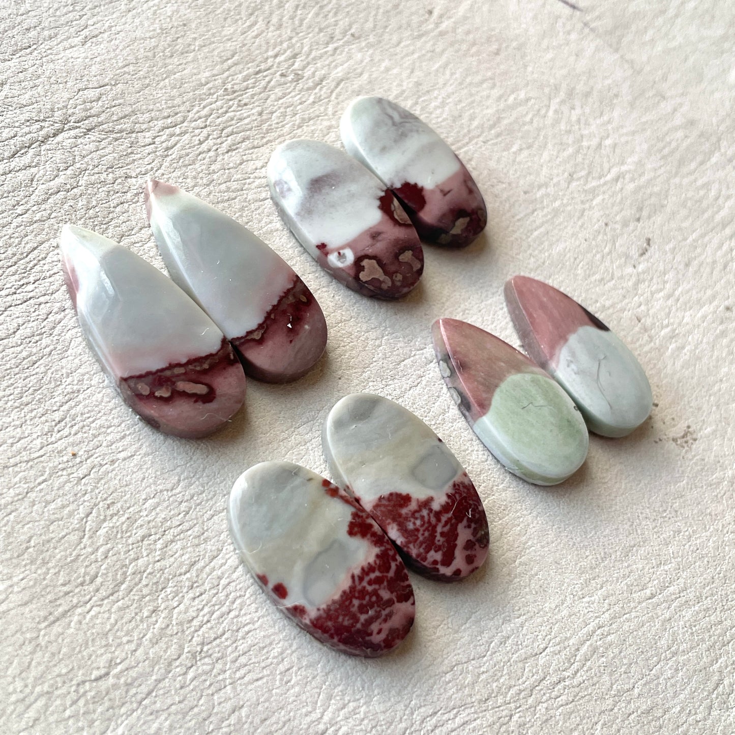 Coffee Bean Jasper (Siltstone) Cabochon Pairs Smooth - Choose your Pair (W10)