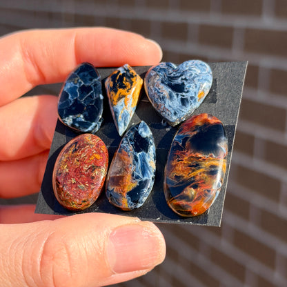 Blue/Red/Golden Pietersite Cabochon Smooth - Choose your Stone (W5)