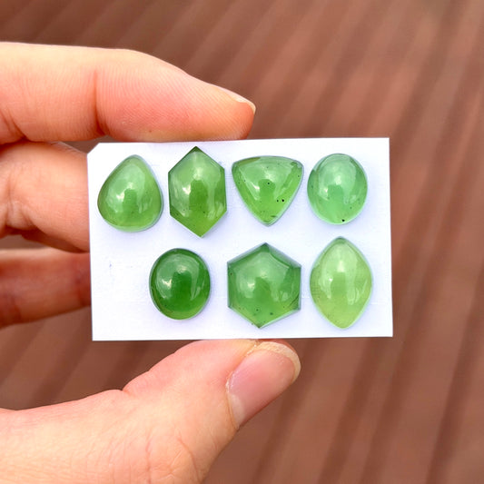 11-14mm Serpentine Cabochon Smooth - Choose your Stone (W3)