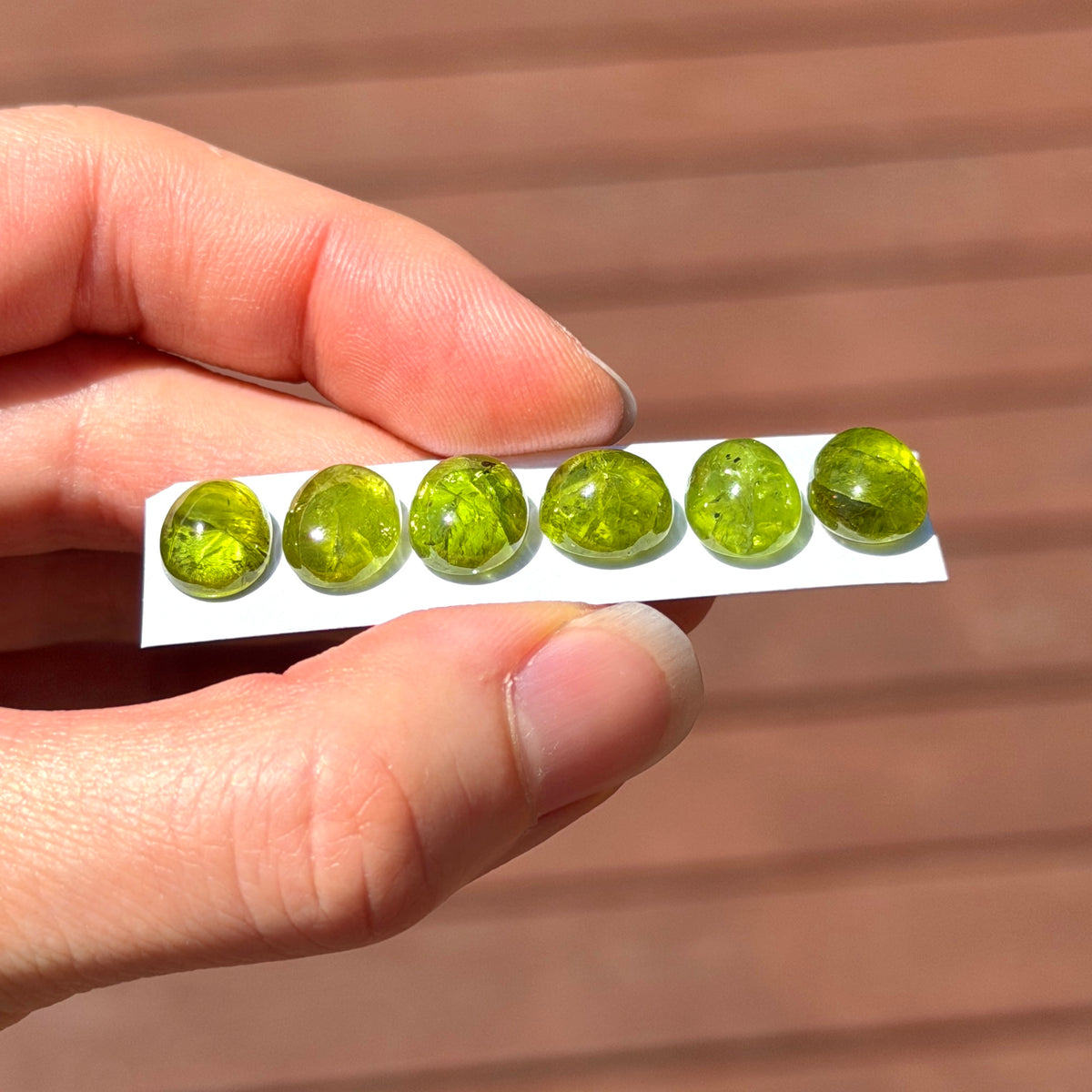 High-grade Peridot Cabochon Smooth - Choose your Stone (W17)