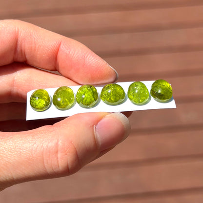 High-grade Peridot Cabochon Smooth - Choose your Stone (W17)