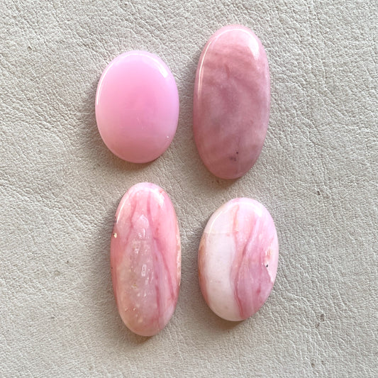 Australian Pink Opal Cabochon Smooth  - Choose your Stone (W9)