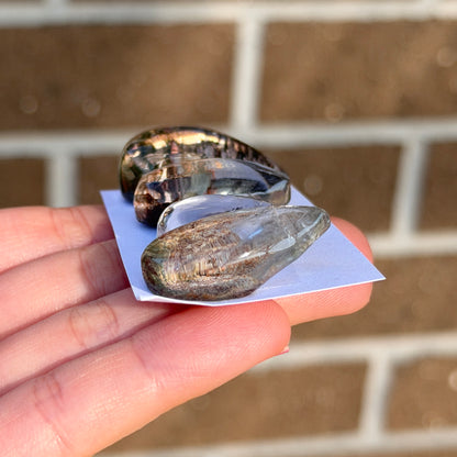 Garden Quartz Cabochon, Raw Back - Choose your Stone (W5)