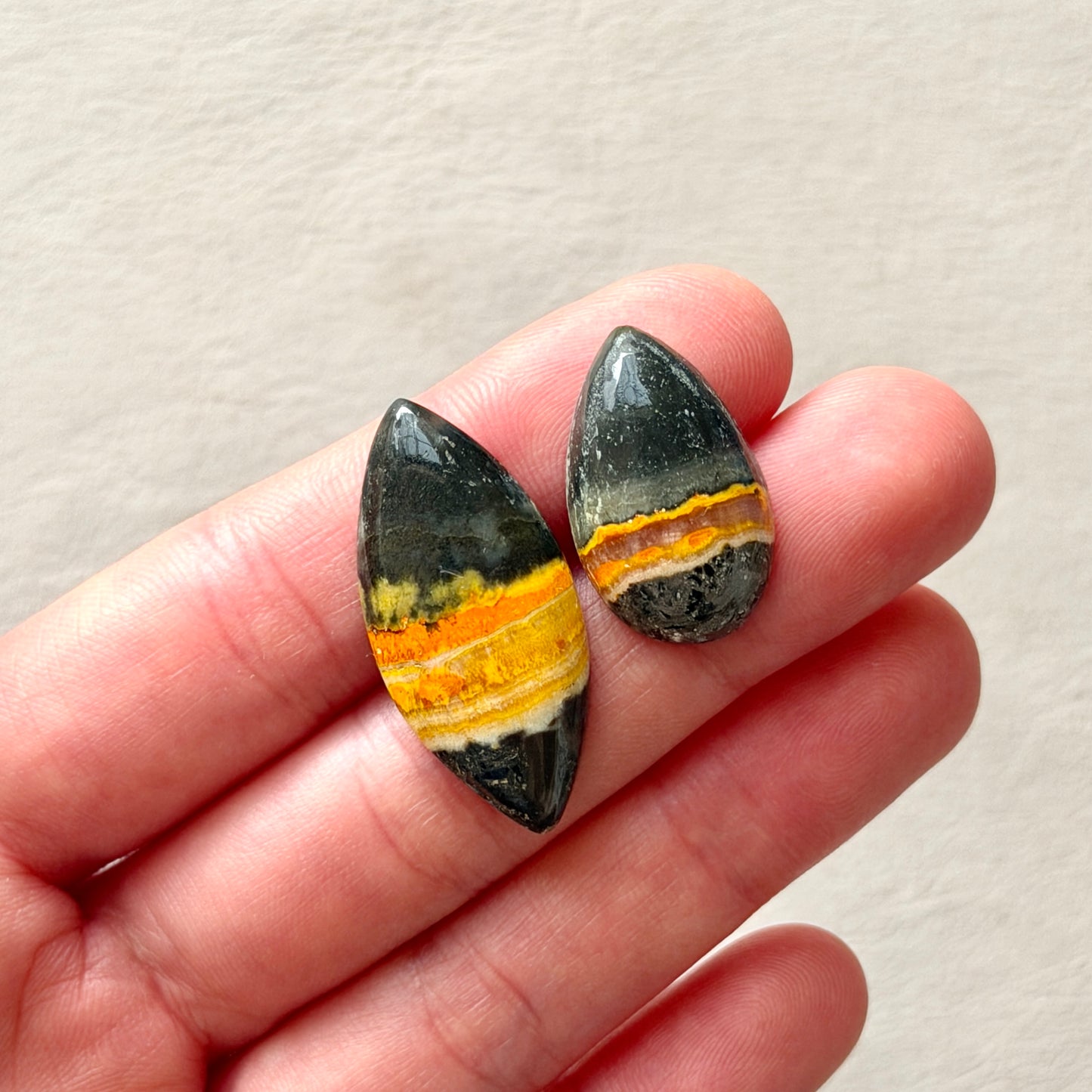 Bumblebee Jasper Cabochon Smooth - Choose your Stone (W2)