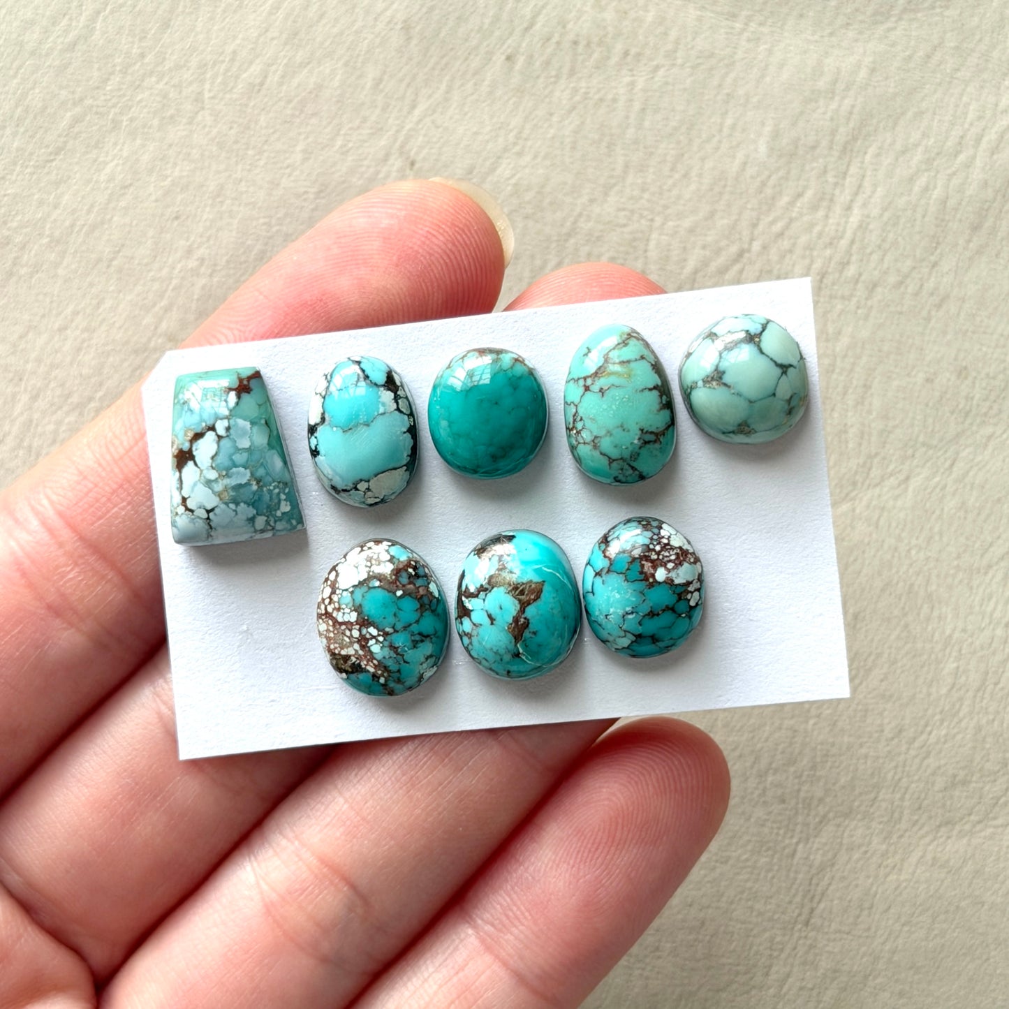 9-13mm Gobi Desert Cabochon Smooth (Backed) - Choose your Stone (W15)