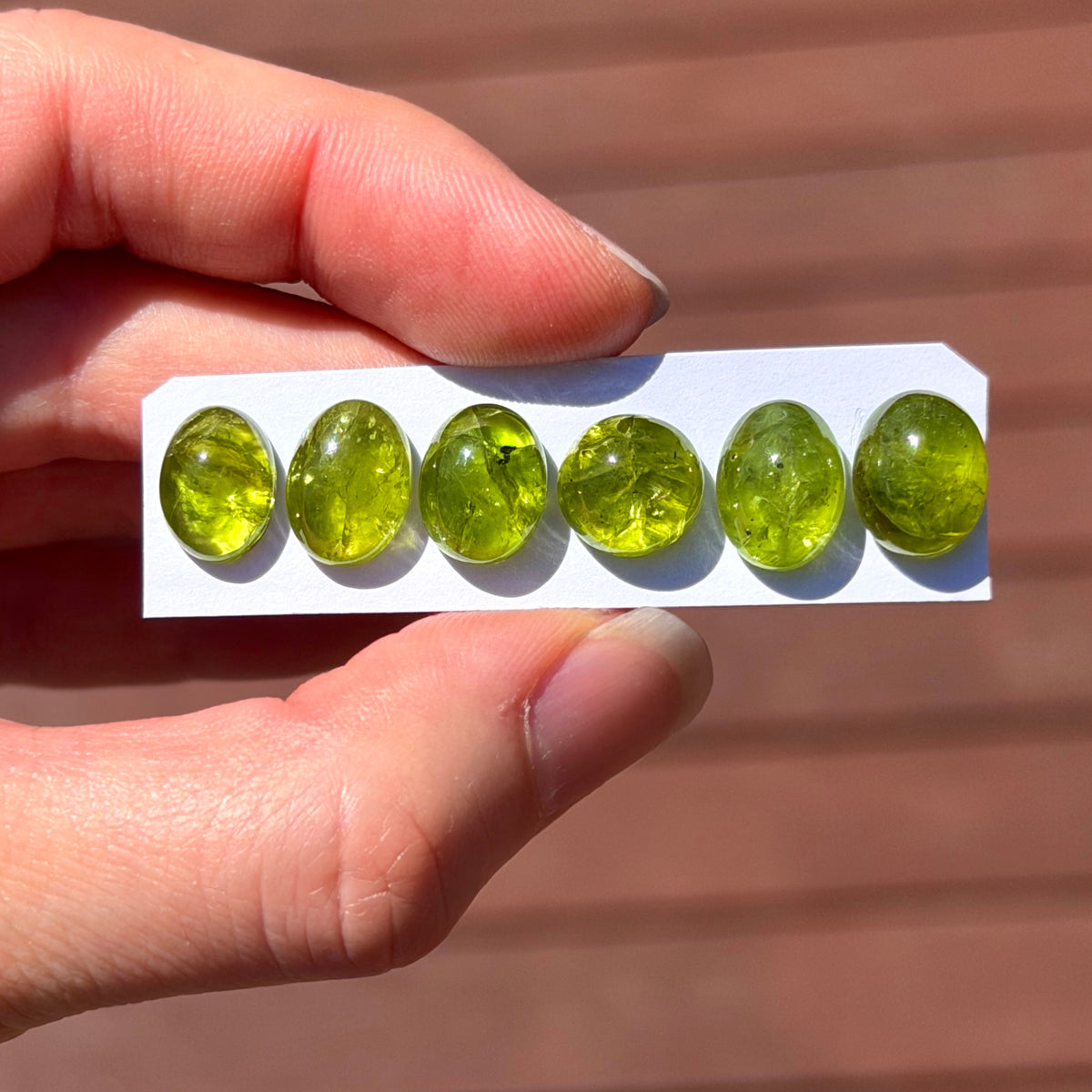 High-grade Peridot Cabochon Smooth - Choose your Stone (W17)