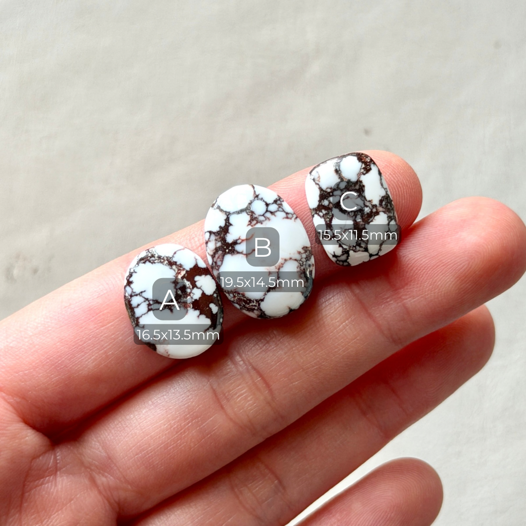 Mini Wild Horse Magnesite Cabochon Smooth - Choose your Stone (W17)