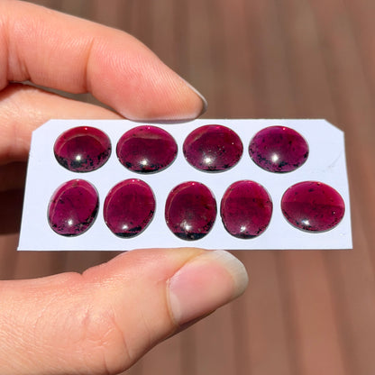 Rhodolite Garnet Cabochon Smooth - Choose your Stone (W17)