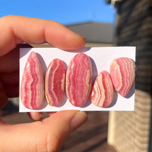 Rhodochrosite Cabochon Smooth - Choose your Stone (A) W3