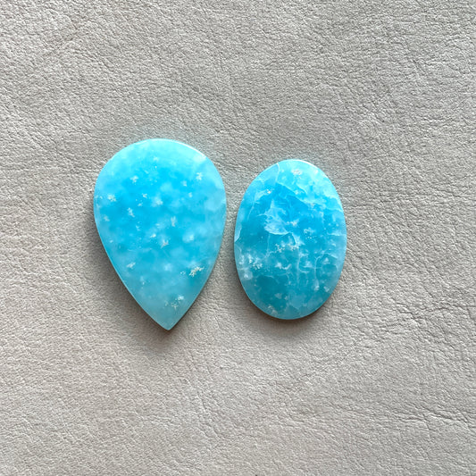 Blue Hemimorphite Cabochon Smooth - Choose your Stone (A)