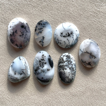 Dendritic Opal Cabochon Smooth - Choose your Stone (W6)