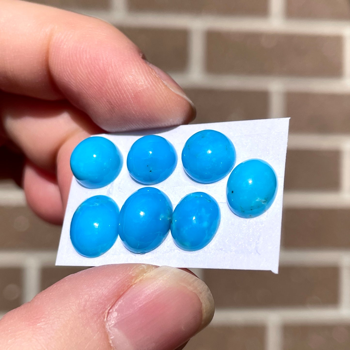 Sleeping Beauty Turquoise Cabochon Smooth - Choose your Stone (W10)