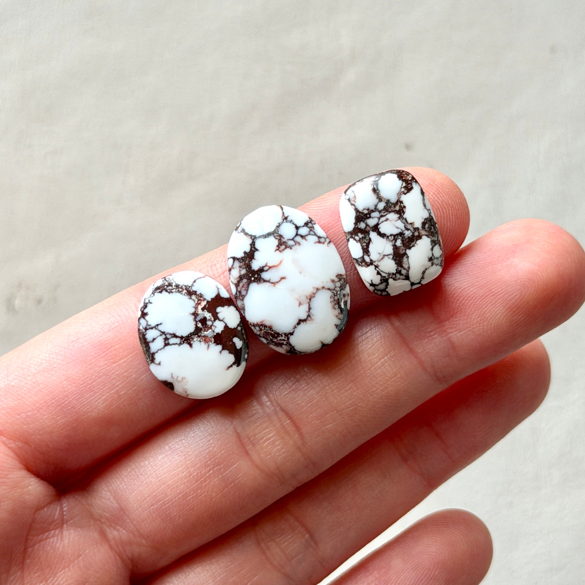 Mini Wild Horse Magnesite Cabochon Smooth - Choose your Stone (W17)