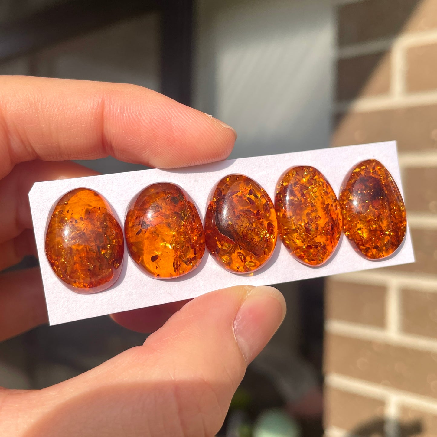 Baltic Amber Cabochon Smooth - Choose your Stone (W10)