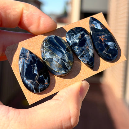 25-31mm Blue Pietersite Cabochon Smooth - Choose your Stone (W6)