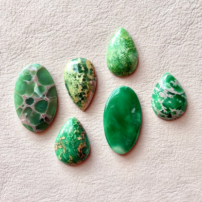 21-31mm Australian Variscite Cabochon Smooth - Choose your Stone (W3)