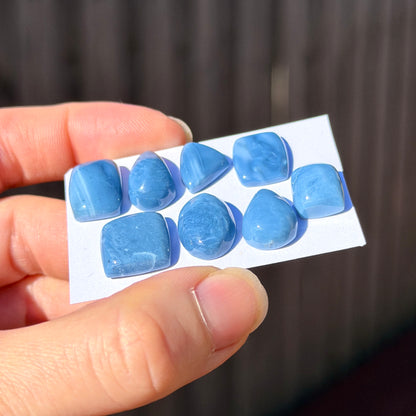 Mini Owyhee Blue Opal Cabochon Smooth - Choose your Stone (W15)
