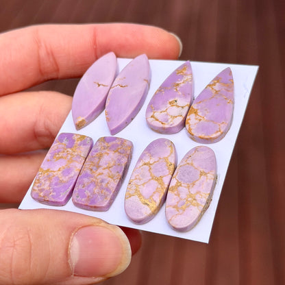 Phosphosiderite Cabochon Pairs - Choose your Pair (E11)