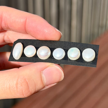 8-12mm Freshwater Pearl Cabochon Smooth - Choose your Stone (W4)