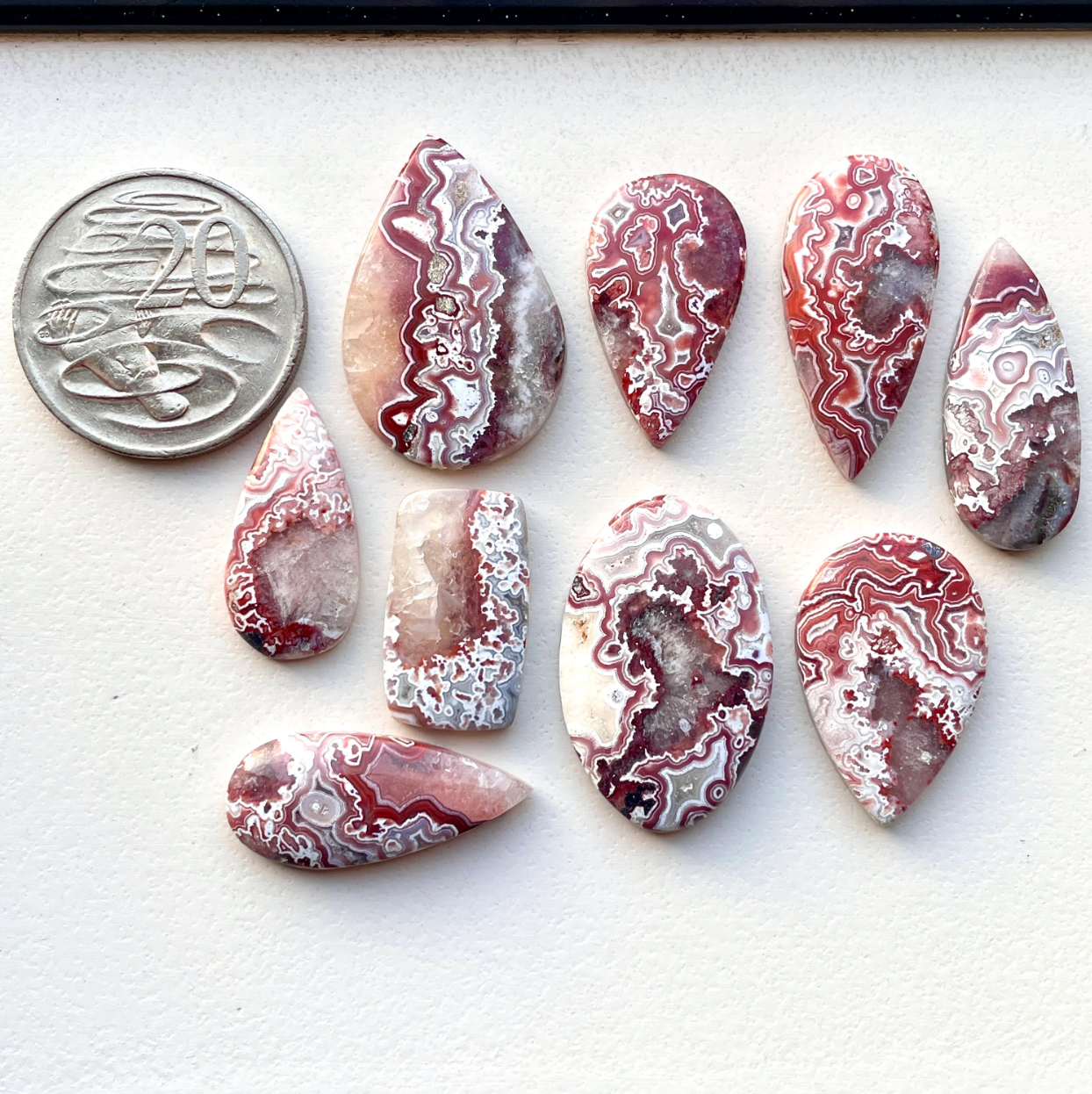 Laguna Lace Agate Cabochon Smooth - Choose your Stone