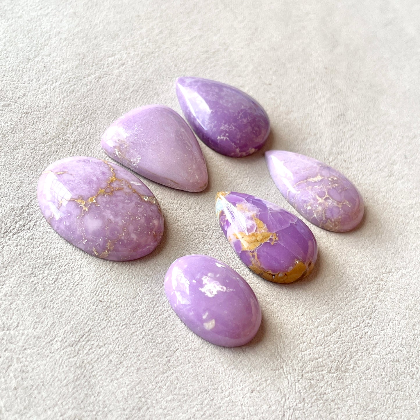 17-23mm Phosphosiderite Cabochon Smooth - Choose your Stone (W7)