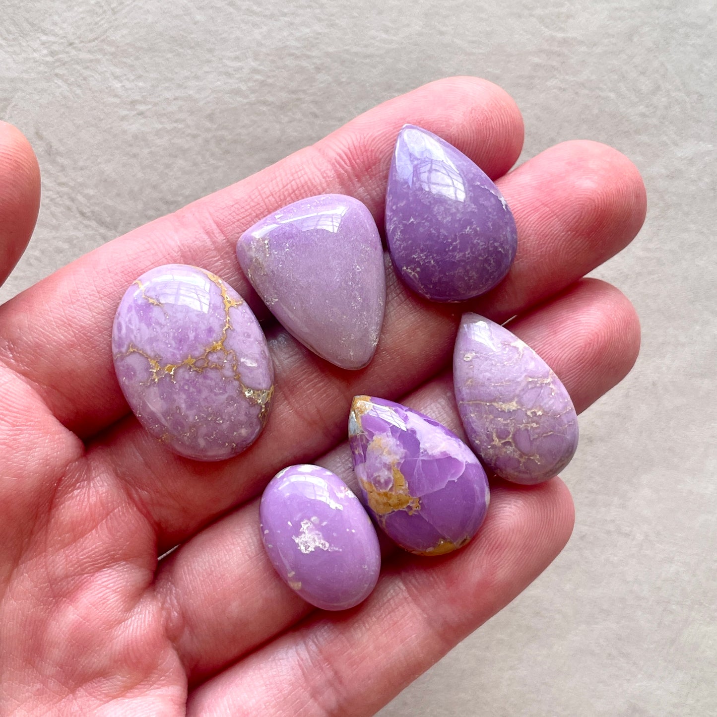 17-23mm Phosphosiderite Cabochon Smooth - Choose your Stone (W7)