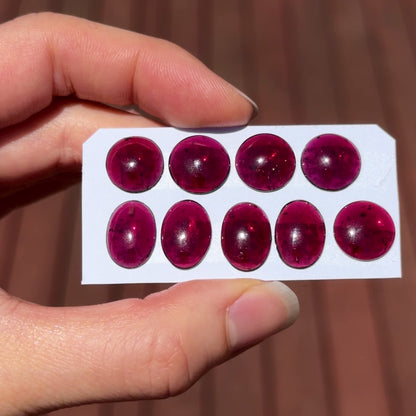 Rhodolite Garnet Cabochon Smooth - Choose your Stone (W17)