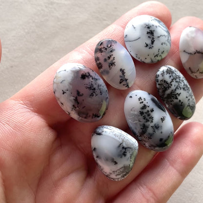 Dendritic Opal Cabochon Smooth - Choose your Stone (W6)