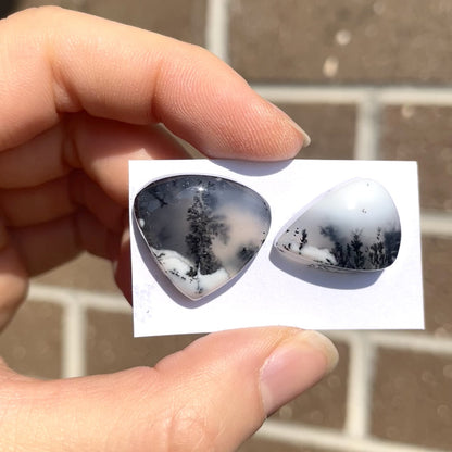 Dendritic Opal Cabochon Smooth - Choose your Stone (W6)