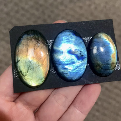 High-Grade Labradorite Cabochon Smooth  - Choose your Stone (W11)