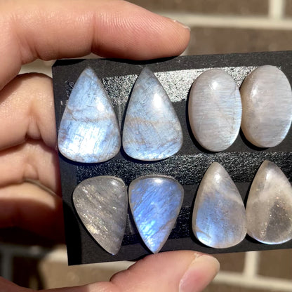 Belomorite Moonstone (Sunstone with Moonstone) Cabochon Pairs - Choose your Pair (W10)